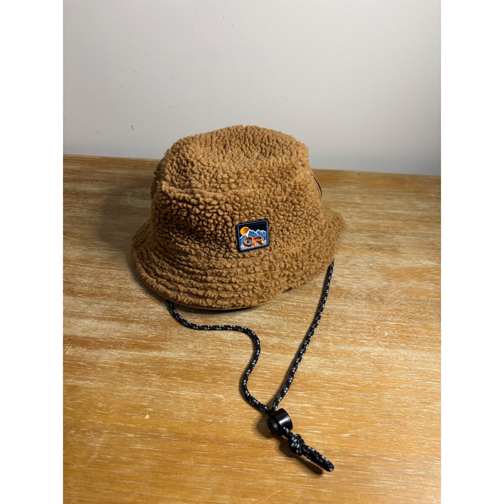 Outdoor Research Quinn Bucket Hat Sherpa Fleece Brown 283509 One Size‎